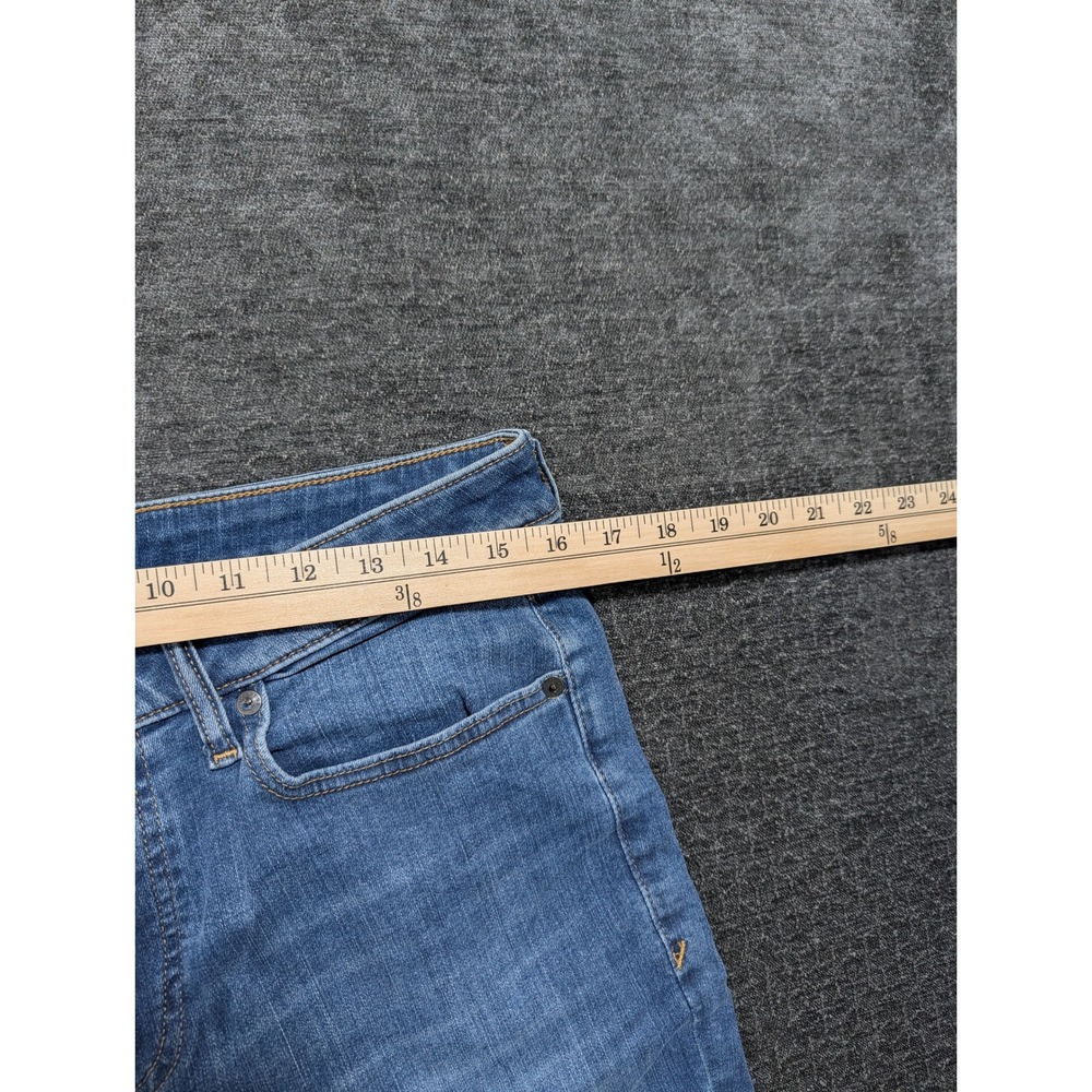 Express Mens Hyper Stretch Classic Straight Leg Jeans Blue Medium Wash 32x30 - Picture 3 of 7